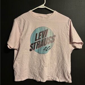 Levi’s pink and blue tshirt